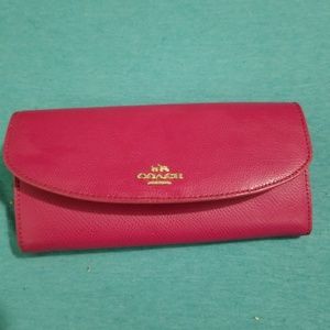 Fuchsia Coach Wallet